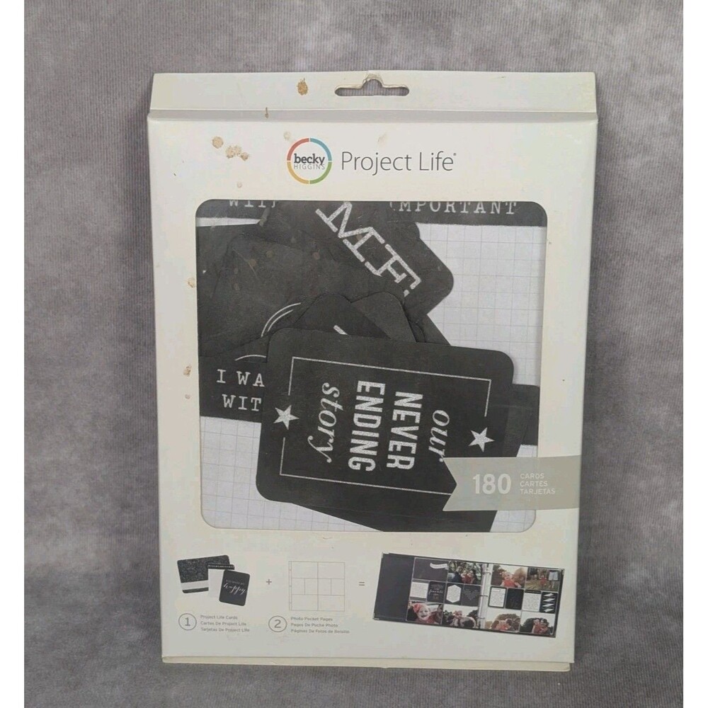USED Becky Higgins Project Life Card Kit Good Times Scrapbooking 180 Cards Kit